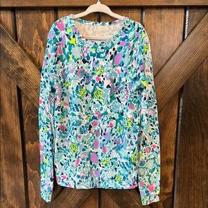 Lilly Pulitzer Girls Sammy Pajama Top, size 14